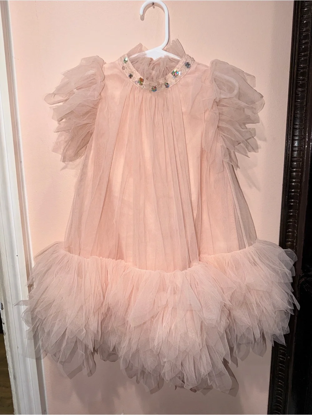 Tutu Du Monde Pale Pink Layered Tulle Party Dress